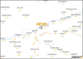 map of Gatun