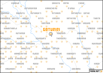 map of Gaturiri