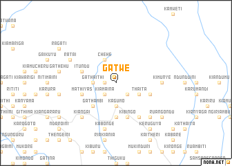 map of Gatwe