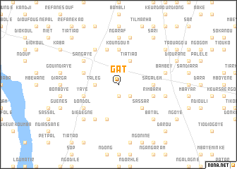map of Gat