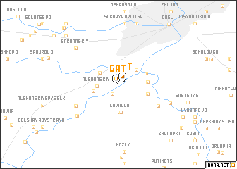 map of Gat\