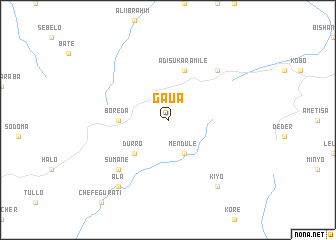 map of Gaua