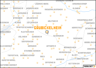 map of Gau-Bickelheim