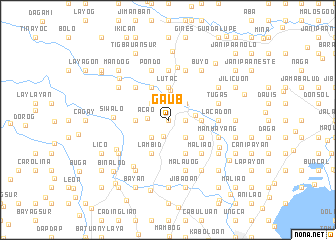 map of Gaub