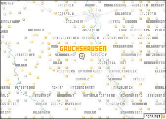 map of Gauchshausen