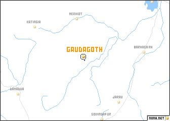 map of Gaudagoth