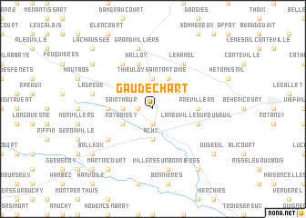 map of Gaudechart