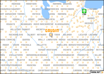 map of Gaudin