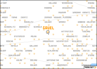 map of Gauel