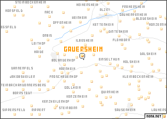 map of Gauersheim