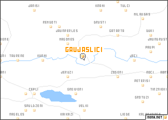 map of Gaujaslīči