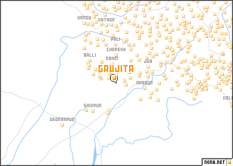 map of Gaujita