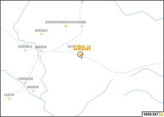 map of Gauji