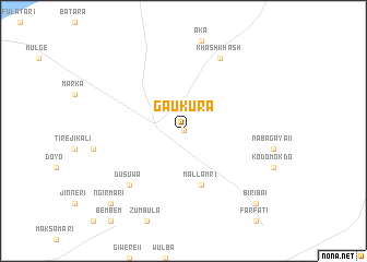 map of Gau Kura