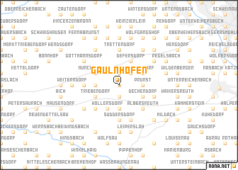 map of Gaulnhofen