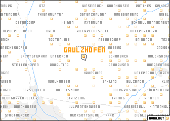 map of Gaulzhofen