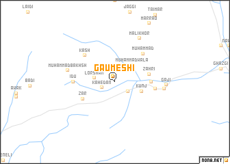 map of Gāumeshi