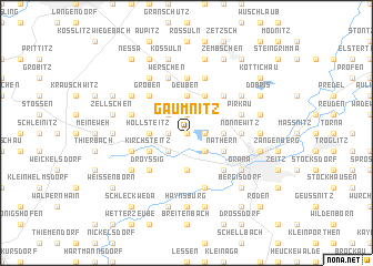 map of Gaumnitz