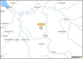 map of Gaum