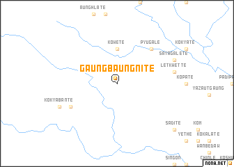 map of Gaung Baung Ni Tē