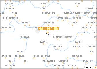 map of Gaungdoma