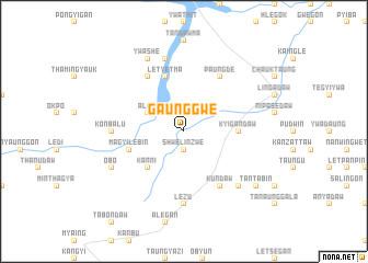 map of Gaunggwe