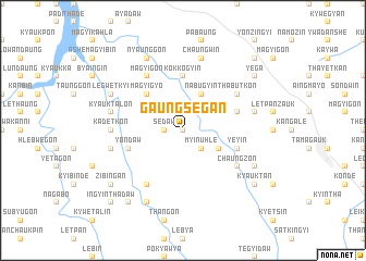 map of Gaungsegan