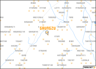 map of Gaungzu