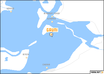 map of Gauni