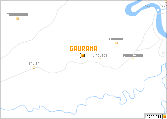 map of Gaurama