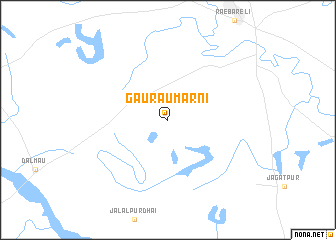 map of Gaura Umarni