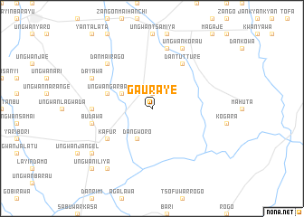 map of Gauraye