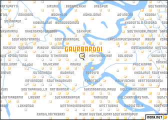 map of Gaurbarddi