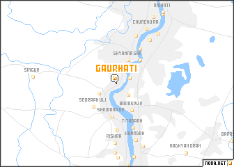 map of Gaurhāti