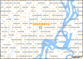 map of Gauribardi