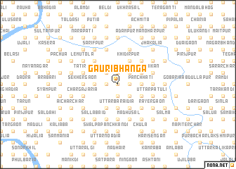 map of Gauribhānga