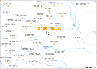 map of Gauripalli