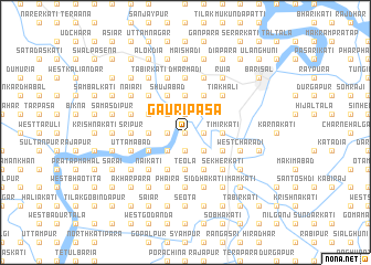 map of Gauripāsa