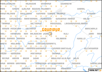 map of Gauripur