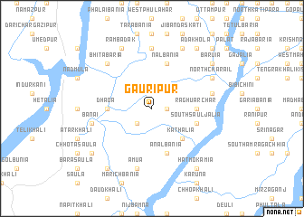 map of Gauripur