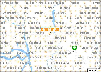 map of Gauripur