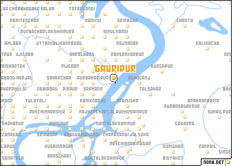 map of Gauripur