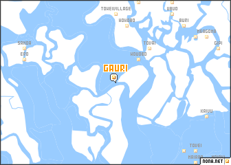 map of Gauri