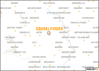 map of Gauselfingen