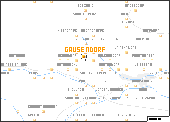 map of Gausendorf