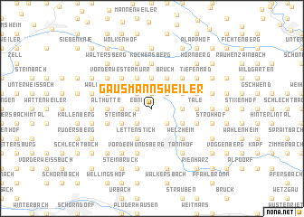 map of Gausmannsweiler