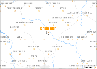 map of Gausson