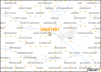 map of Gaustadt