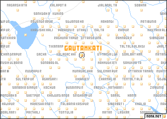 map of Gautamkāti