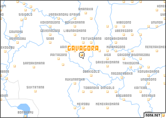 map of Gavagora